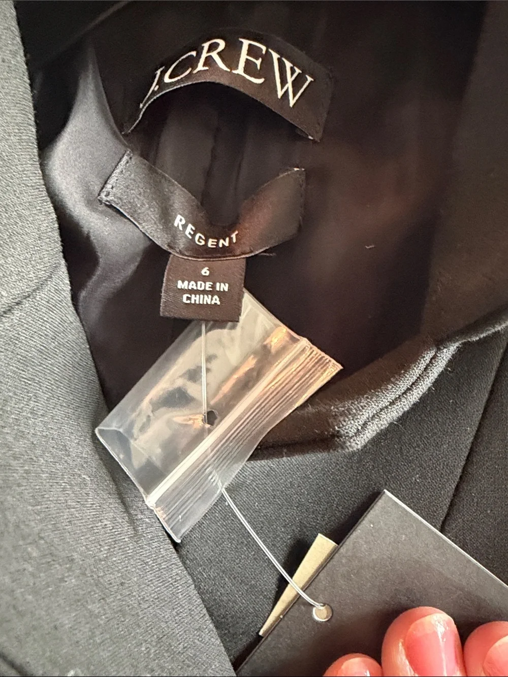 J. Crew Women's Black Stand-Collar Blazer